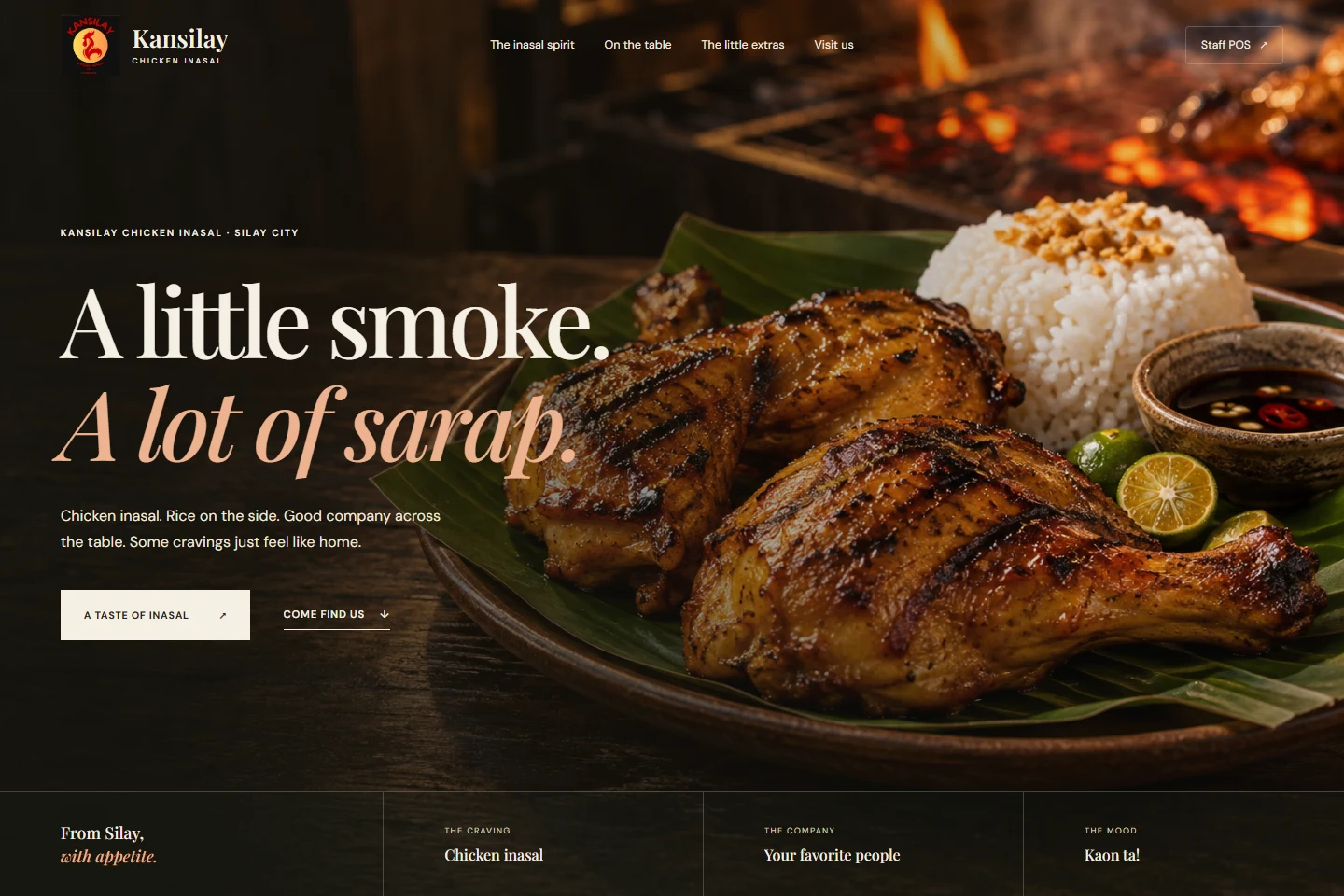 Public homepage of Kansilay POS / Inasalan